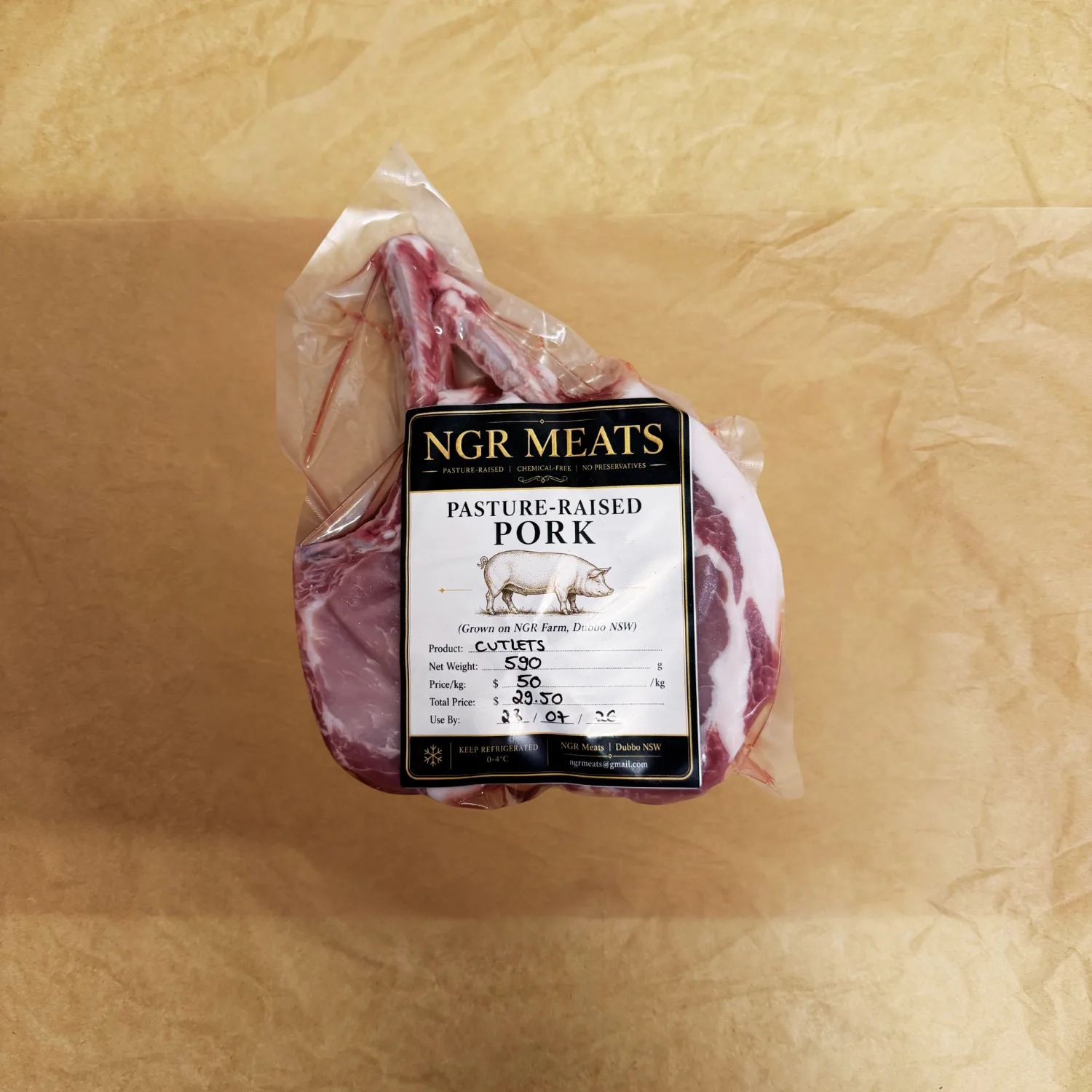 Pork Cutlet - Heritage, Pasture Raised