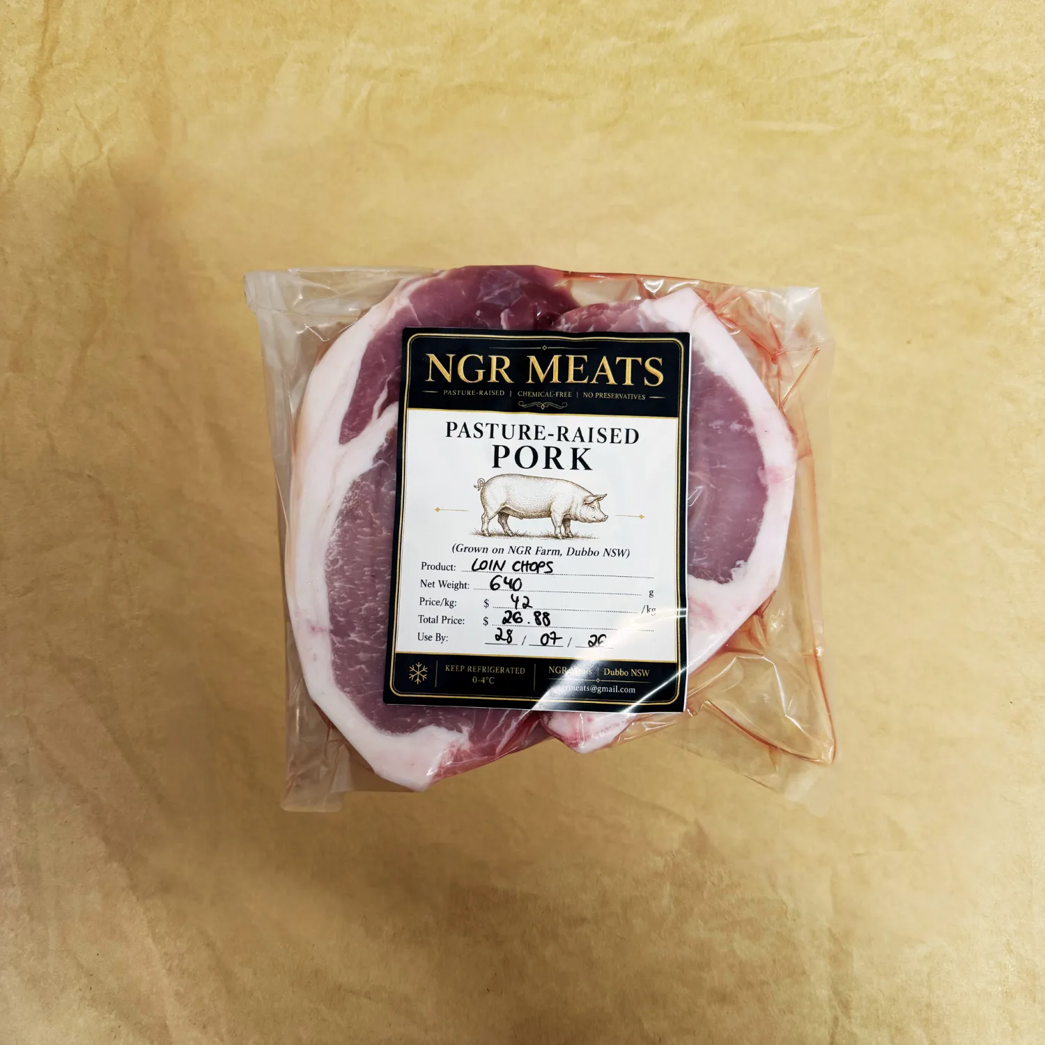 Pork Loin Chops - Heritage, Pasture Raised