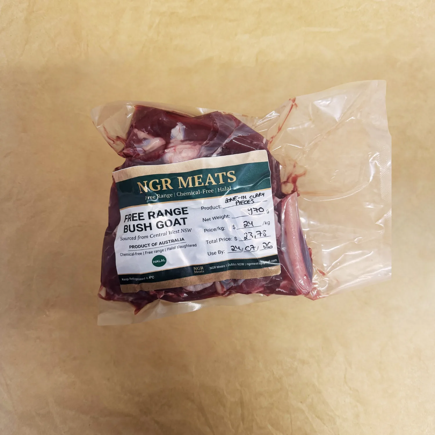 Goat Curry Pieces - Wild Bush (Bone In)