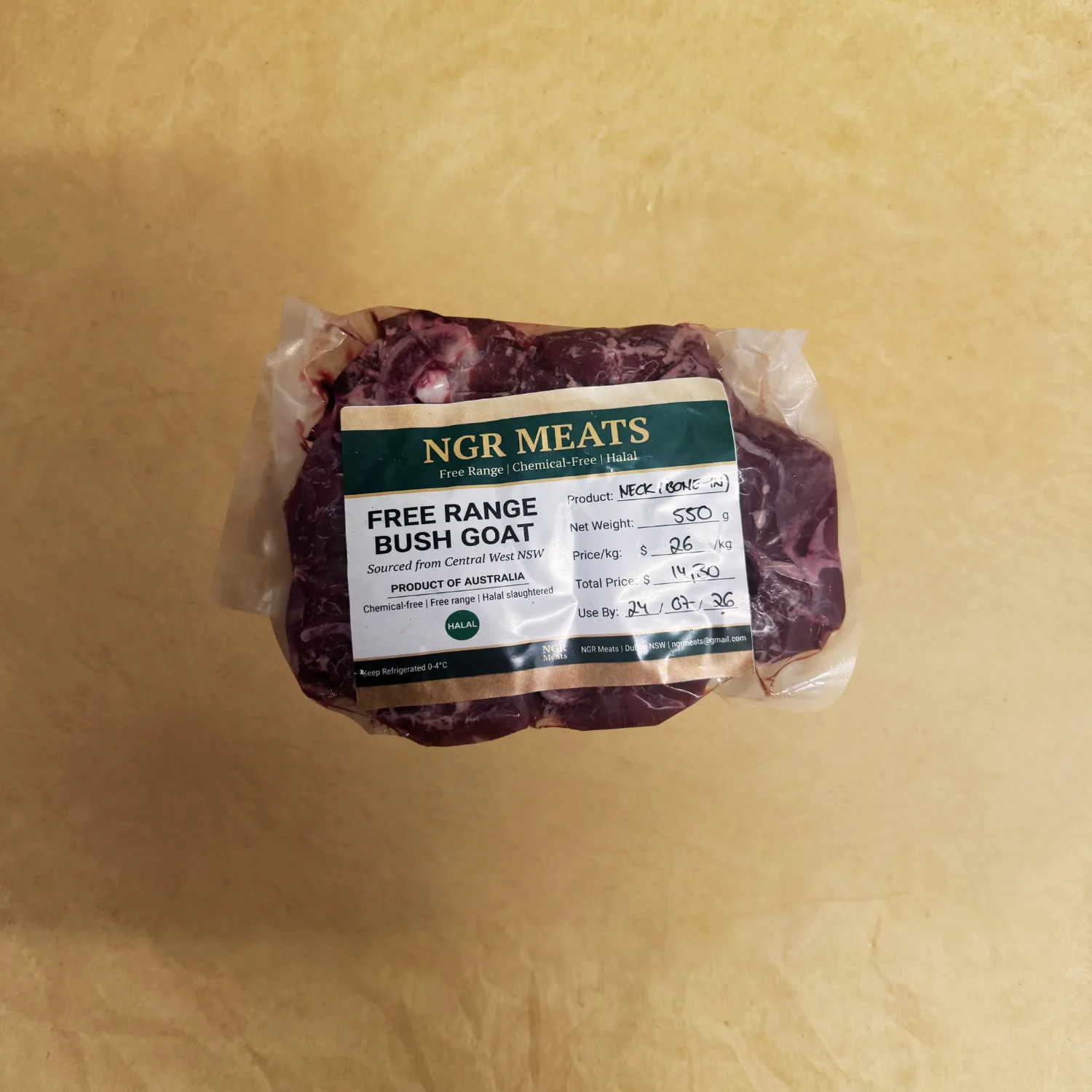 Goat Neck - Wild Bush (Bone In)