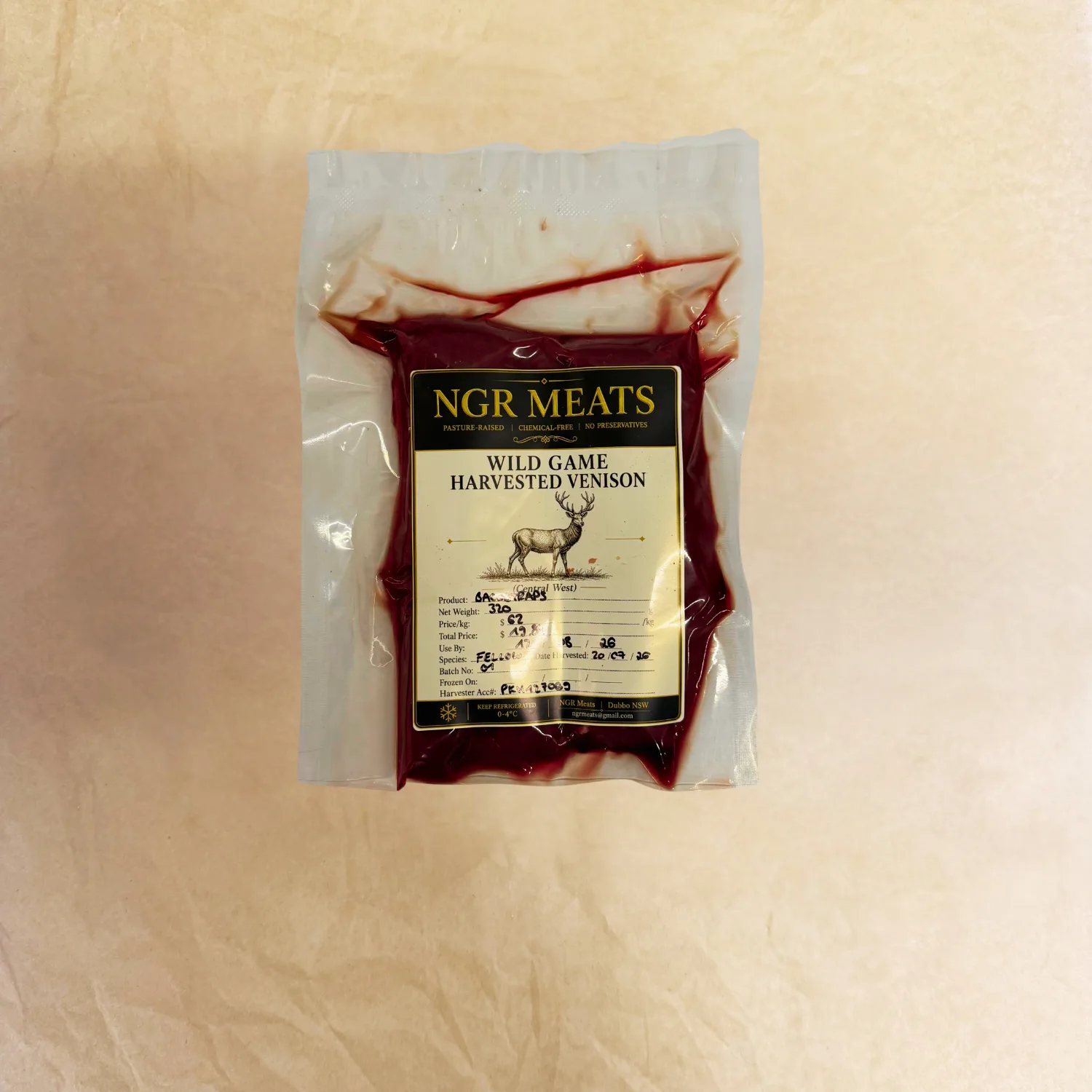 Venison Backstrap - Wild