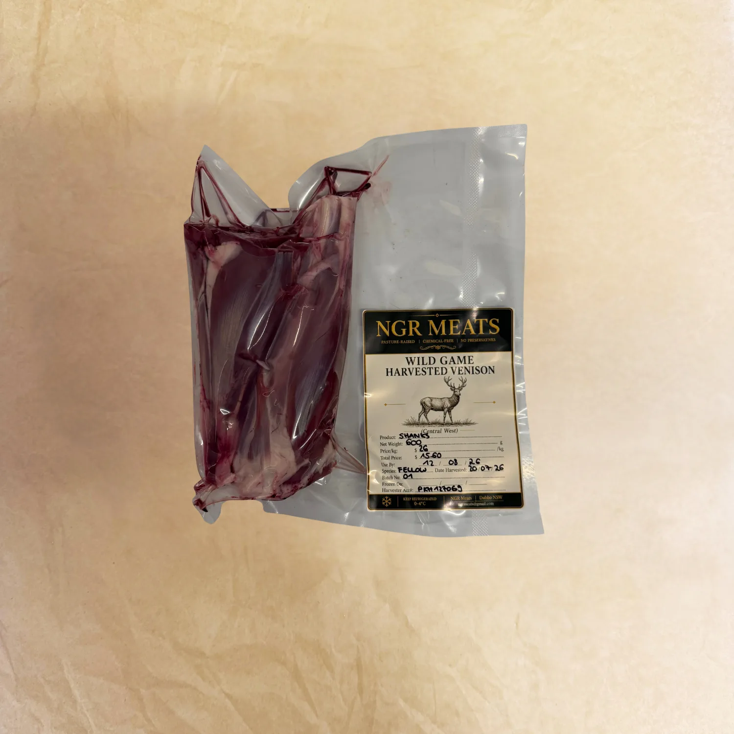 Venison Shanks - Wild
