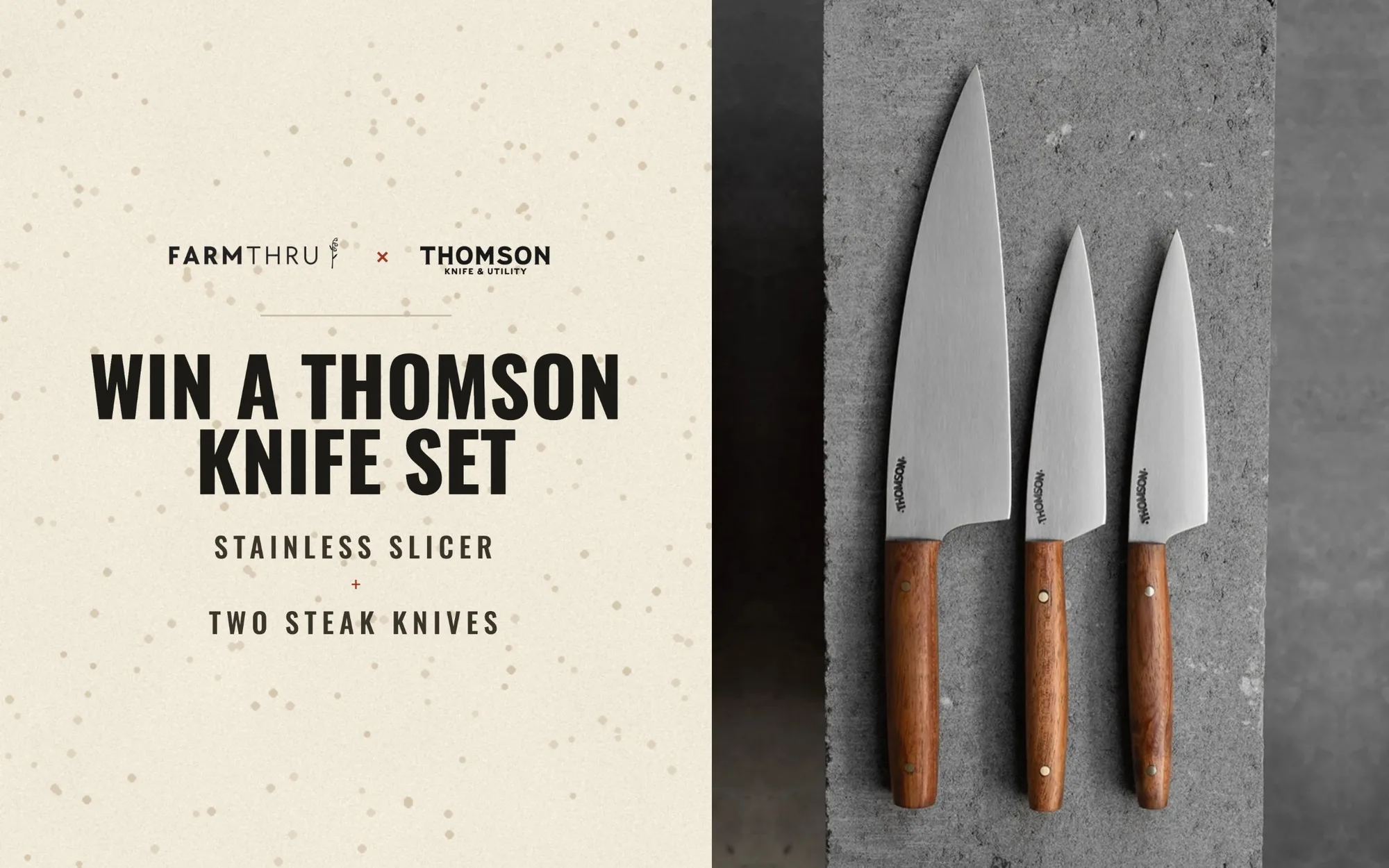 Framthru x Thomson Knife & Utility Giveaway