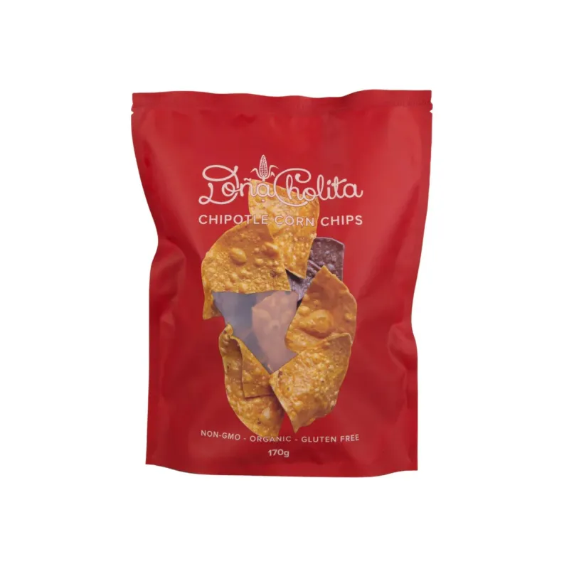 Corn Tortilla Chips - Organic Chipotle, 170g