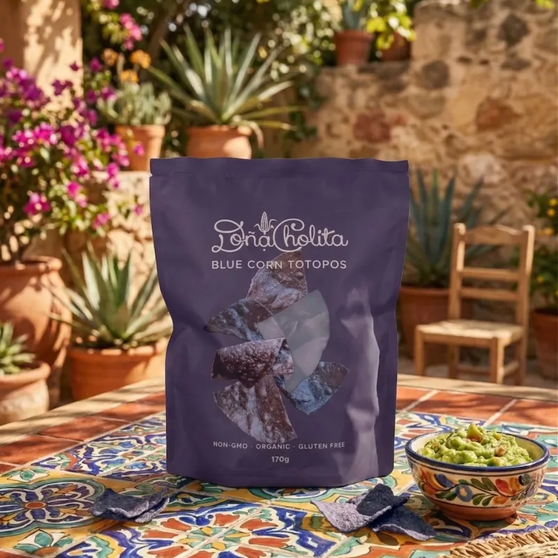 Corn Tortilla Chips - Organic Blue Corn, 170g - alternate