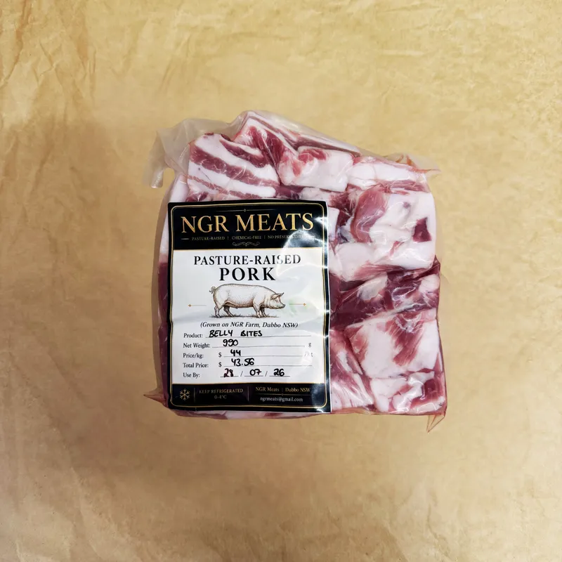 Pork Belly Bites - Heritage, Pasture Raised