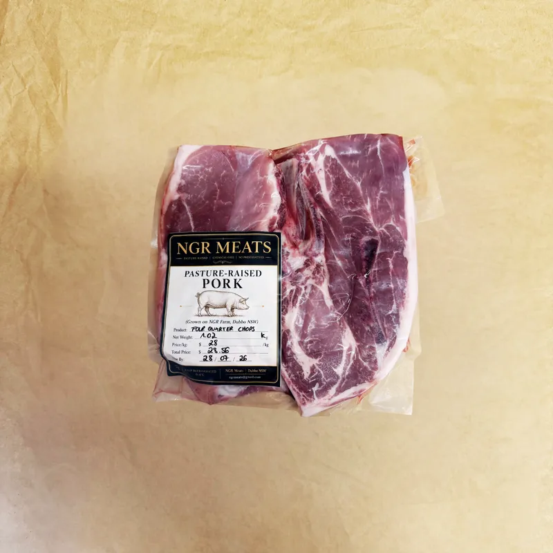 Pork Forequarter Chops - Heritage, Pasture Raised