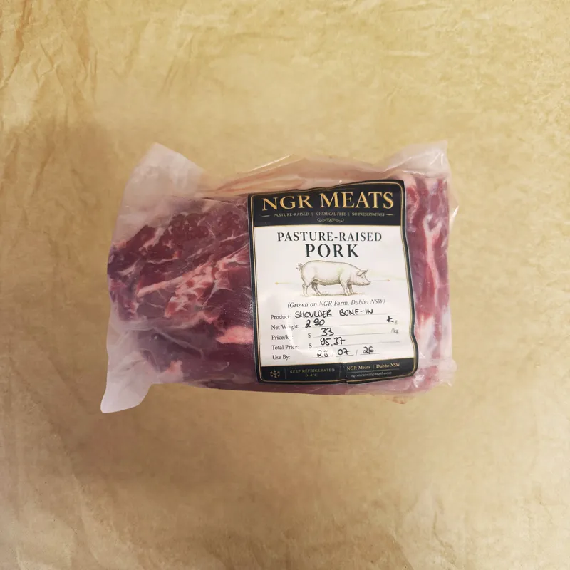 Pork Shoulder - Heritage, Pasture Raised (Bone In)
