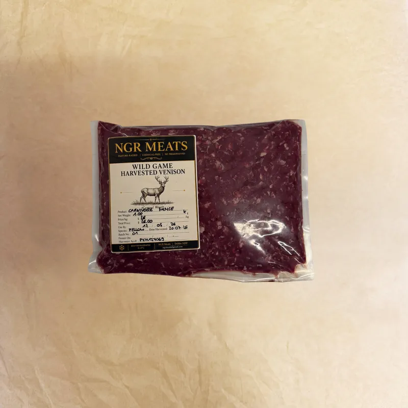 Venison Carnivore Mince - Wild
