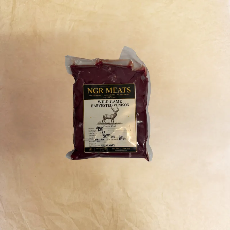 Venison, Diced - Wild