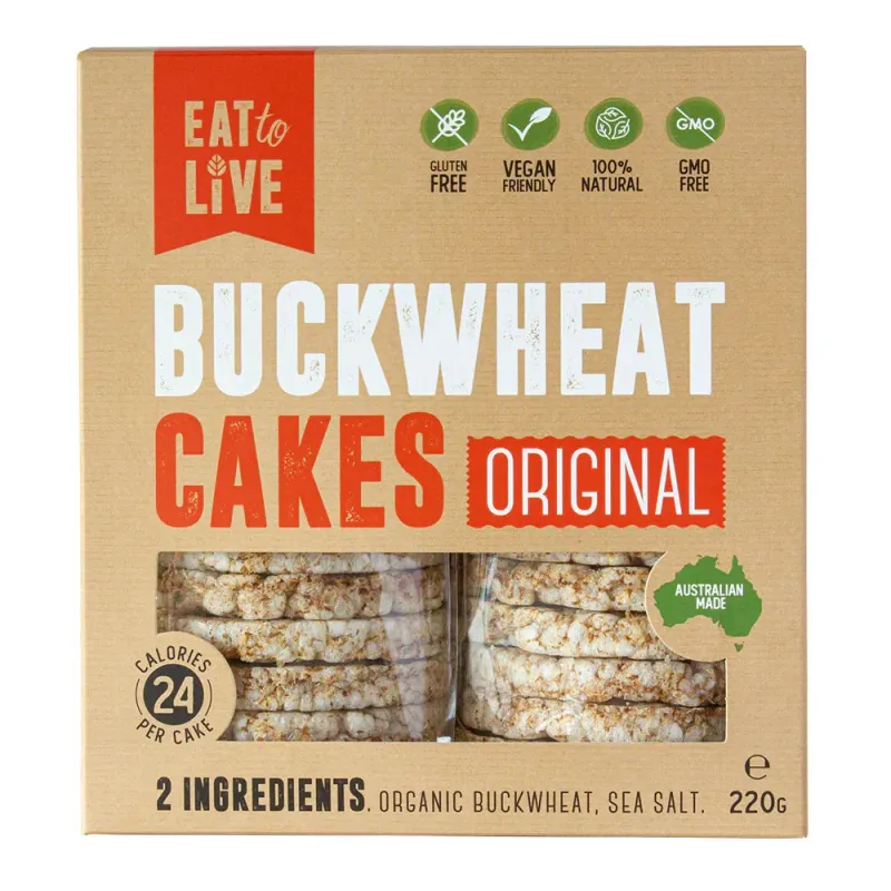 Buckwheat Cakes - Organic, Original, 220g