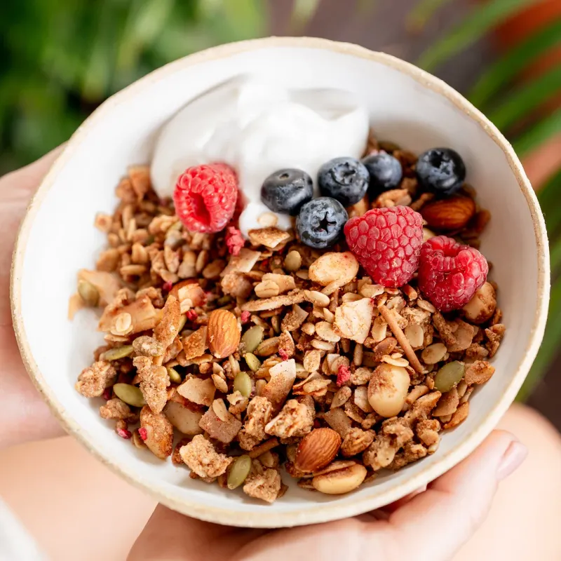 Low Sugar Granola Macadamia Raspberry - alternate