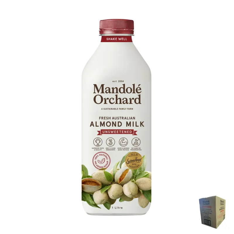 Almond Milk - Fresh, Unsweetened, 1L