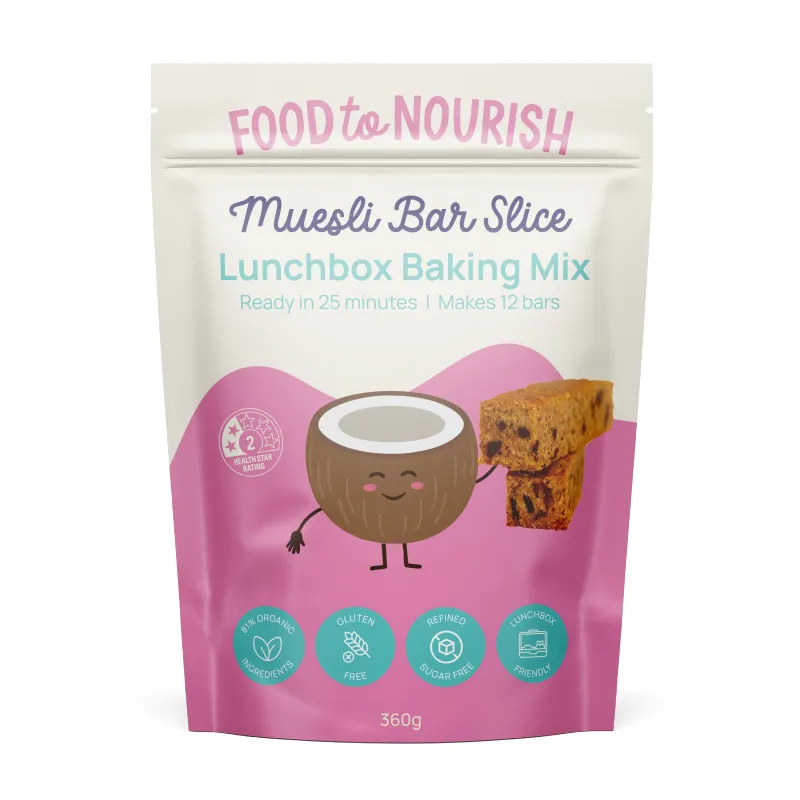 Lunchbox Baking Mix - Muesli Bar Slice, 360g