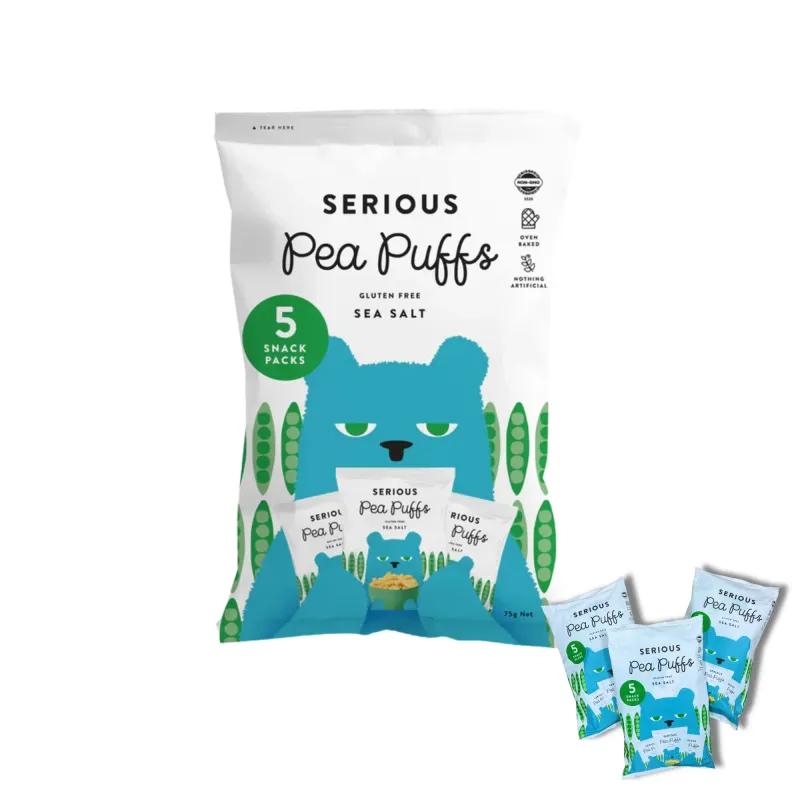 Pea Puffs - Sea Salt, Multi-Pack