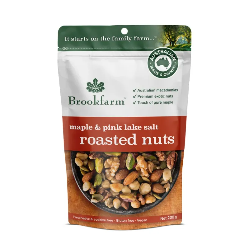 Roasted Nuts Maple & Pink Lake Salt