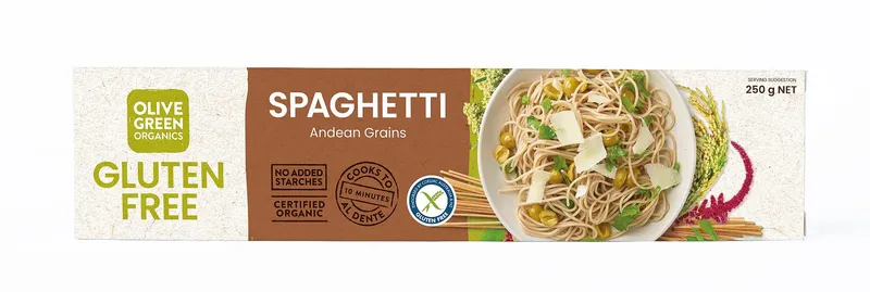 Spaghetti - Organic 3 Grain, Gluten Free, 2 x 250g - alternate