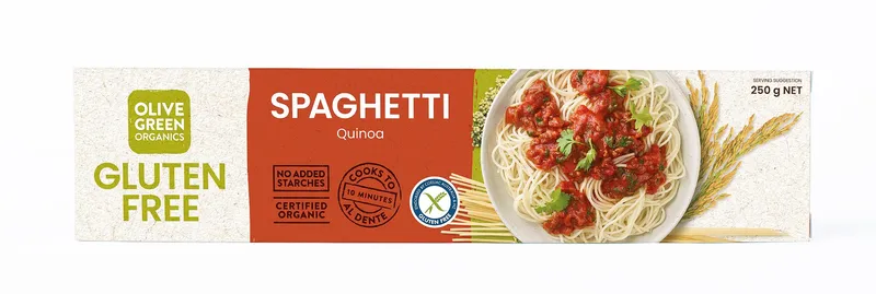 Spaghetti - Organic Gluten Free, Quinoa & Rice, 2 x 250g