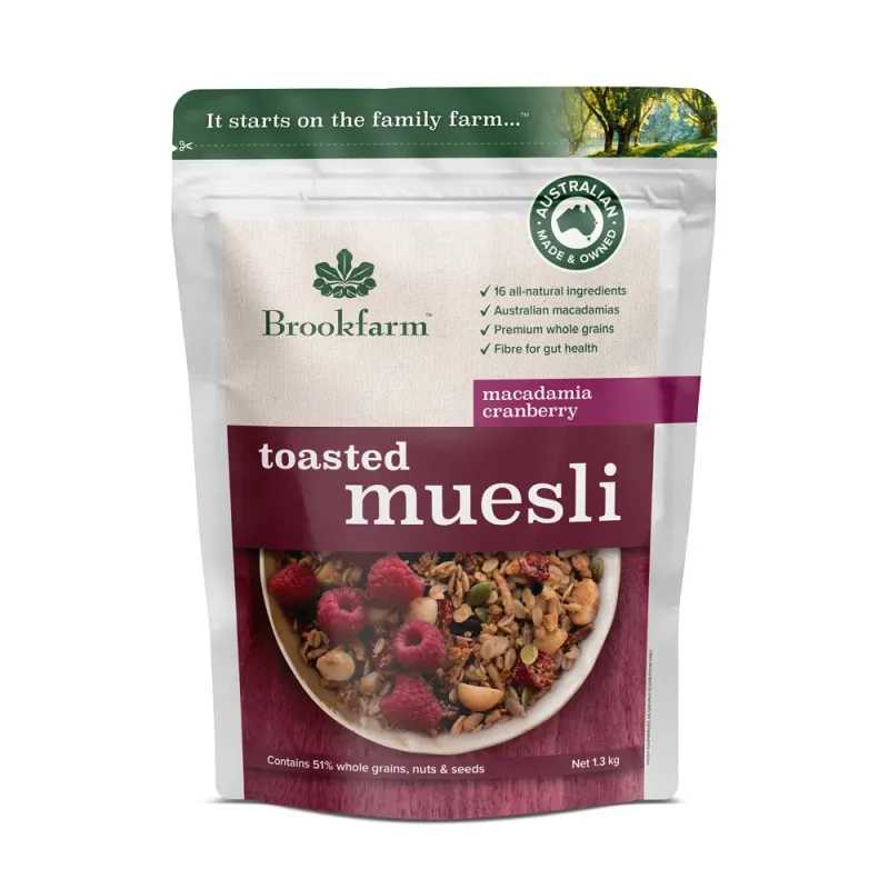 Toasted Muesli Macadamia Cranberry