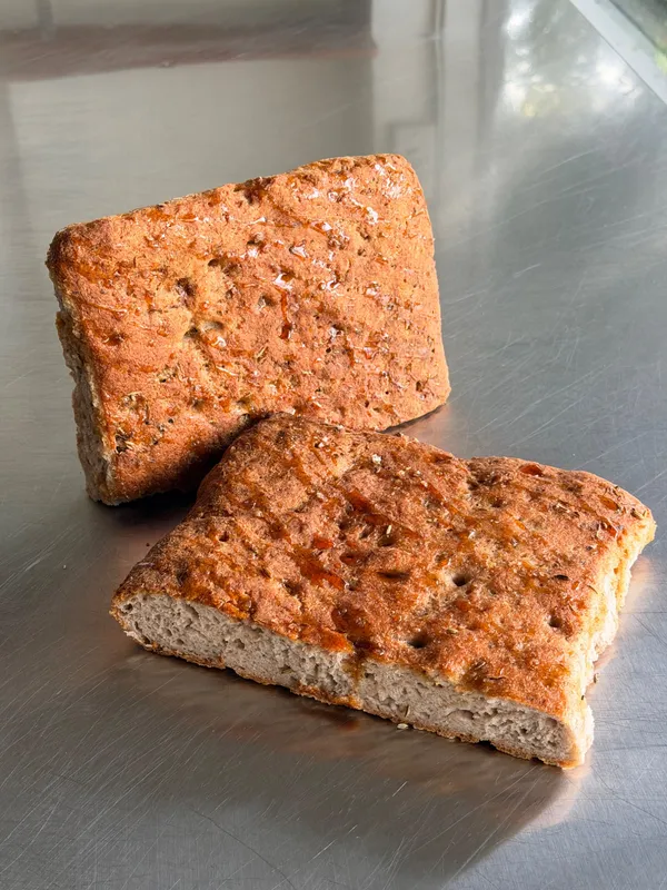 Focaccia - Buckwheat Sourdough, 1/2 Slab 500g
